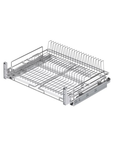 Altlıq Starax S-2034-C, 90 sm, 88x52x18.5 sm, alüminium, gümüşü