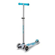 Uşaqlar üçün samokat Micro Maxi Deluxe Flux LED Aqua MMD138
