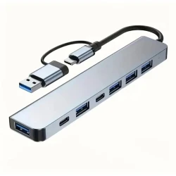USB HUB 7-in-1 TypeC/USB 3.0