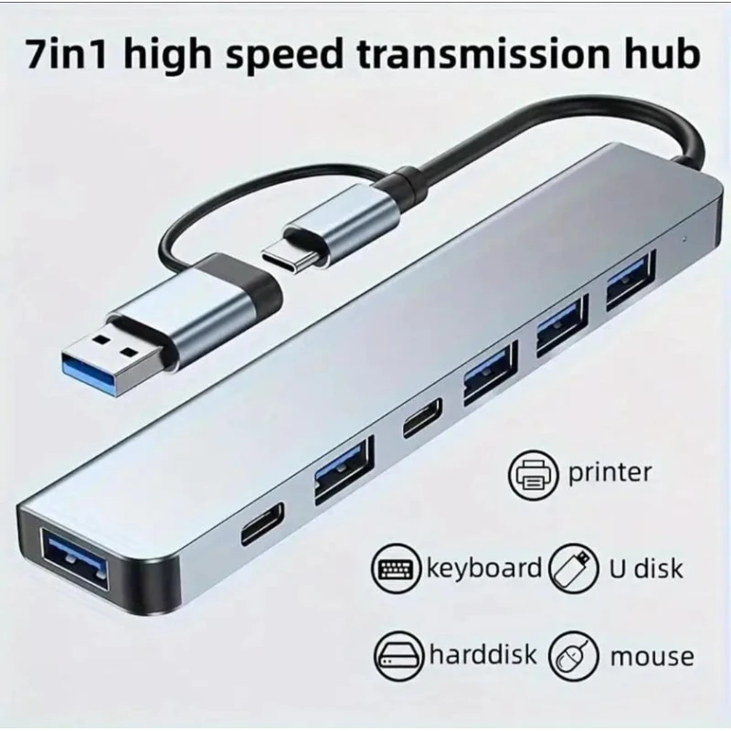 USB HUB 7-in-1 TypeC/USB 3.0 USB HUB 7-in-1 TypeC/USB 3.0