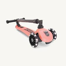 Самокат Scoot&Ride 3 LED Peach