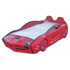 Çarpayı FULL 3D Lamborghini, 110x190 sm, qırmızı