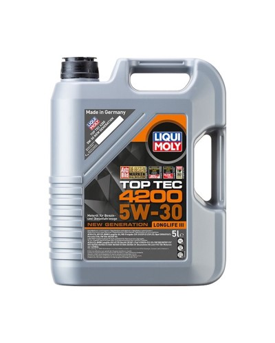 Motor yağı Liqui Moly Top Tec 4200 5W-30 New Generation, 5 l