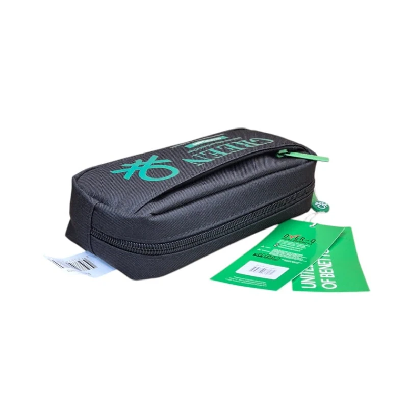 Qələmdan United Colors of Benetton Over-Q_Pencilcase_2, neylon, qara, 20x9 sm