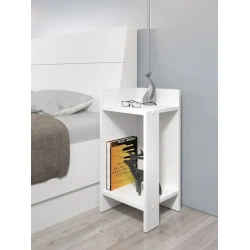 Tumba Art Mebel Art_tumba_18, laminat, ağ, 60x27x27 sm