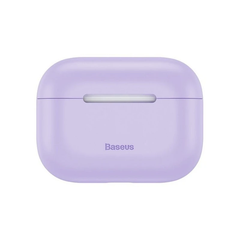 Чехол для наушников Baseus Super Thin Silica Gel Case для Apple AirPods Pro, Purple Чехол для наушников Baseus Super Thin Silica Gel Case для Apple AirPods Pro, Purple