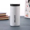 Termo fincan isti və soyuq içkilər Coffee cup, 400 ml, paslanmayan polad, ağ