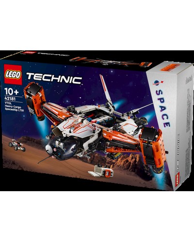 Konstruktor LEGO Technic VTOL Heavy Cargo Spaceship LT81 Space Toy 42181, 10+ yaş, 1365 əd