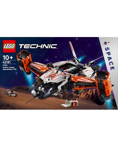 Konstruktor LEGO Technic VTOL Heavy Cargo Spaceship LT81 Space Toy 42181, 10+ yaş, 1365 əd