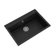 Mətbəx çanağı K003B, 22 sm, qara