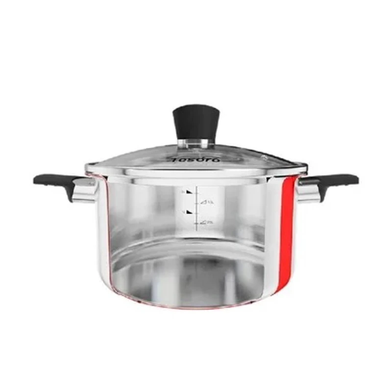 Кастрюля NMP Tesoro Siena, нержавеющая сталь, серебристая, 1 л