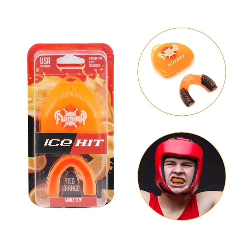 Боксерская капа Flamma Ice Hit Orange Боксерская капа Flamma Ice Hit Orange