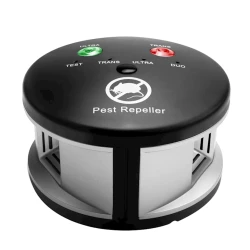 Ультразвуковой отпугиватель для грызунов и насекомых Riple, 12.5х12.5х76 мм, черный Ультразвуковой отпугиватель для грызунов и насекомых Riple, 12.5х12.5х76 мм, черный