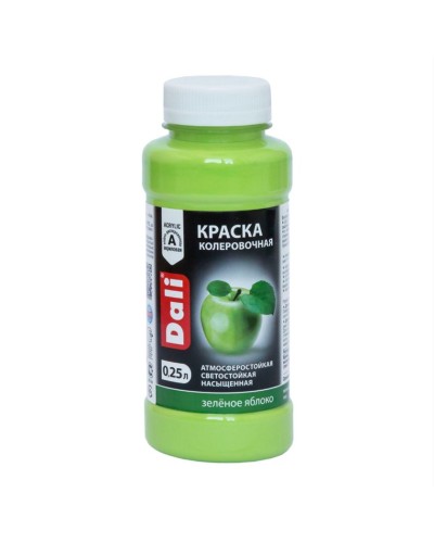 Akril boya Dali Колеровочная Зеленое Яблоко, 250 ml - 4600505202624