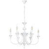 Люстра подвесная Şəms Aydınlatma 85024-6, 6xE14, белый глянец, металл, размер 55x70 см - 8133-6 WT Люстра подвесная Şəms Aydınlatma 85024-6, 6xE14, белый глянец, металл, размер 55x70 см - 8133-6 WT