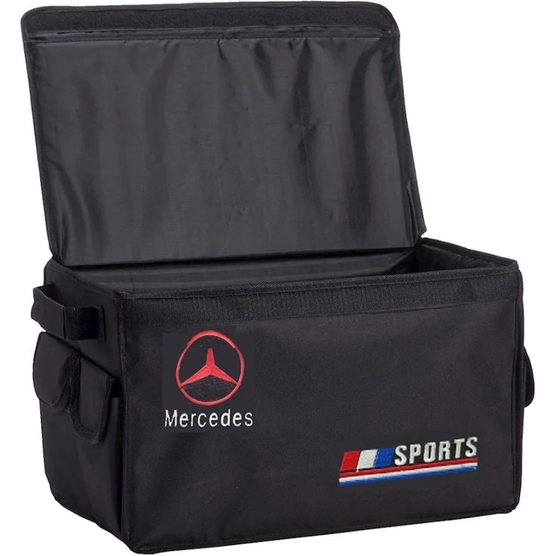 Avtomobil üçün çanta-orqanayzer Kapper Mercedes, 30x30x50 sm, qara Avtomobil üçün çanta-orqanayzer Kapper Mercedes, 30x30x50 sm, qara