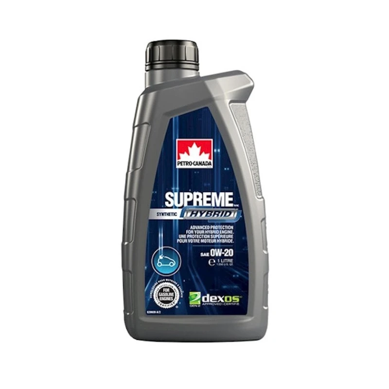 Motor yağı Petro-Canada Supreme Synthetic Hybrid 0W-20, 1 l MOHY02C12