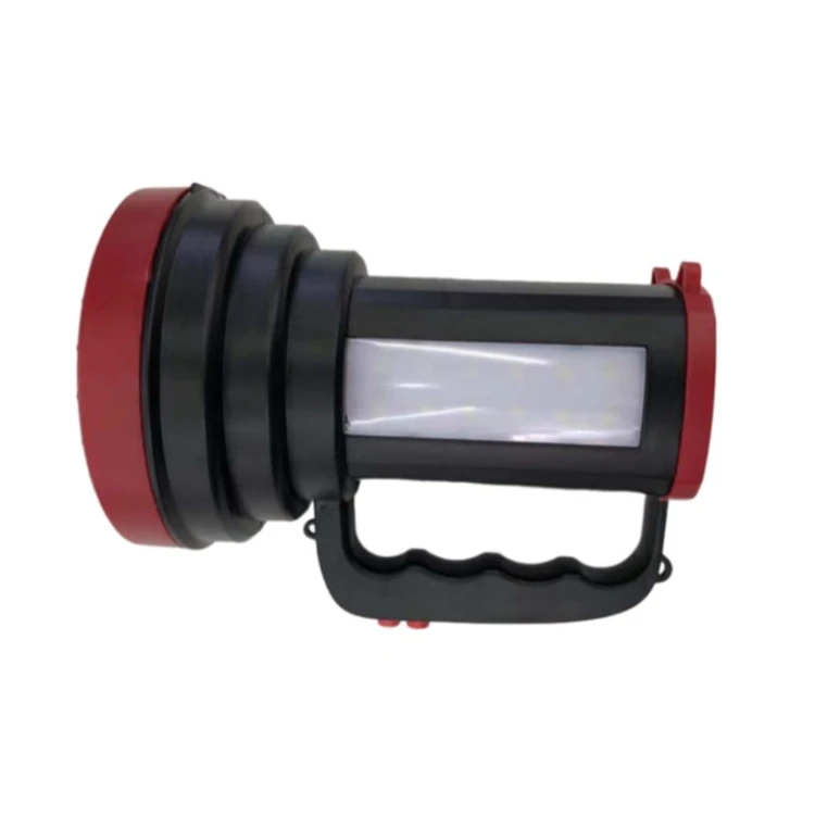 Фонарь F35-ag-353, пластик, черный/красный, 20.5x7x15 см