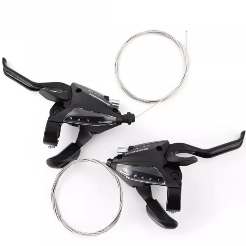 Şifterlər Shimano ST-EF-500 sürət üçün 3x7, qara Şifterlər Shimano ST-EF-500 sürət üçün 3x7, qara