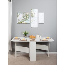 Nahar masası Letta, ağ, LDSP, 160x75x75 sm