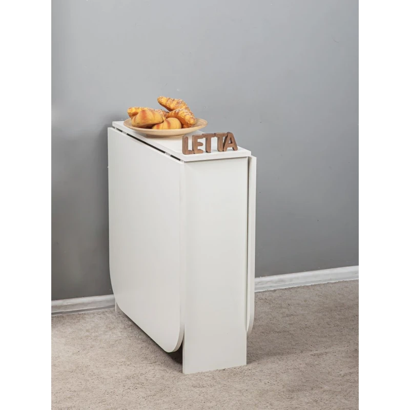 Обеденный стол, белый, ЛДСП, 160x75x75 см Обеденный стол, белый, ЛДСП, 160x75x75 см