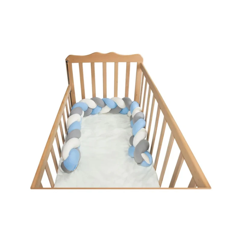 Матрас для малышей SeviBebe 3 in 1 Multifunctional Braided Bed Bumper Blue Матрас для малышей SeviBebe 3 in 1 Multifunctional Braided Bed Bumper Blue
