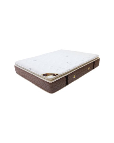 Döşək Royal Home Tekstil İkiqat Golden UMI-00356, 180x200x25 sm, ağ/qəhvəyi