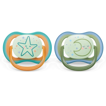 Набор пустышек Philips AVENT Ultra Air SCF376/23, силикон, 18+ мес, 2 шт Набор пустышек Philips AVENT Ultra Air SCF376/23, силикон, 18+ мес, 2 шт