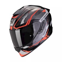 Motosikl dəbilqəsi Scorpion EXO-1400 EVO II AIR ACCORD Grey/Red, ölçü L