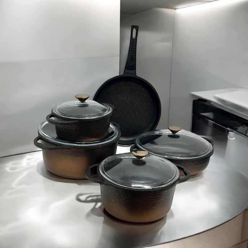 Набор кастрюль Gallery Home GH-000110, 26/20/24/30/28 см, 9 шт