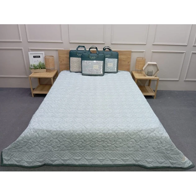 Плед-покрывало Pima Cotton SHA-00006417, хлопок, разноцветный, односпальный, 170x230 см