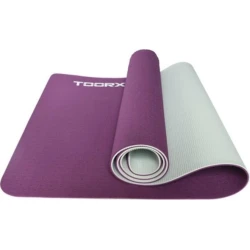 Мат для фитнеса и йоги Toorx MAT-184, фиолетовый, 183 см x 60 см