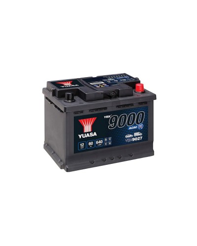 Avtomobil akkumulyatoru Yuasa YBX9027 12V 60Ah 640A