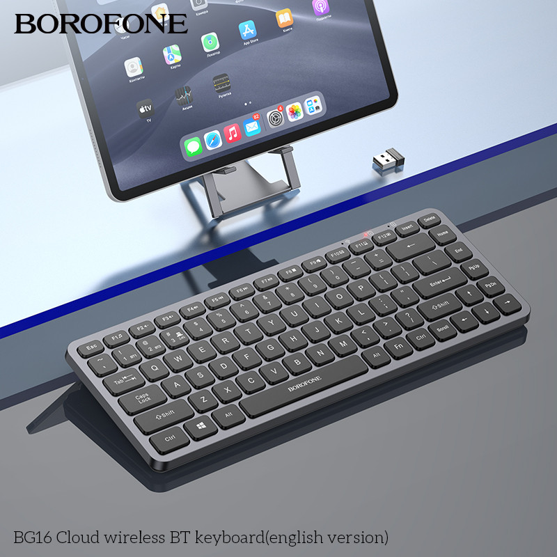 Клавиатура Borofone BG16 Cloud Black Клавиатура Borofone BG16 Cloud Black