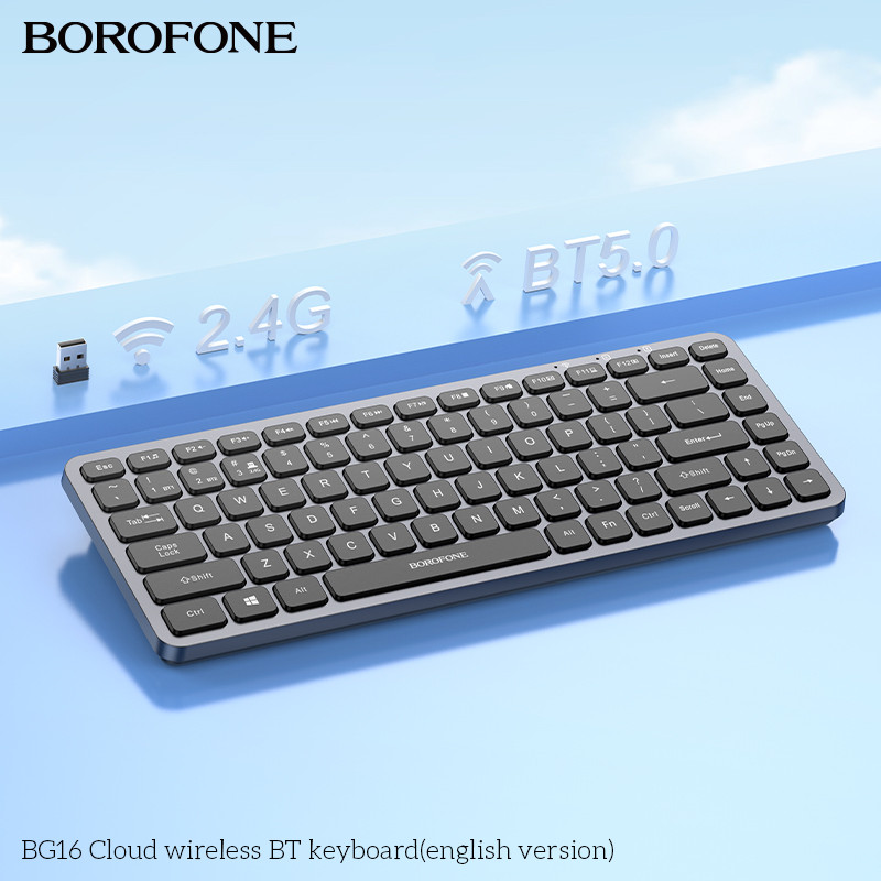 Клавиатура Borofone BG16 Cloud Black Клавиатура Borofone BG16 Cloud Black