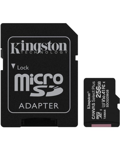 Yaddaş kartı Kingston Canvas Select Plus 256GB microSDXC Class 10