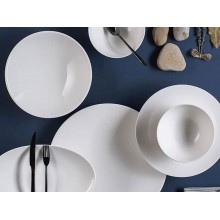 Nahar dəsti Porland Ocean 04ALM005629, 27 parça, 6 nəfərlik, farfor, ağ