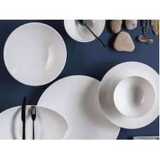 Nahar dəsti Porland Ocean 04ALM005629, 27 parça, 6 nəfərlik, farfor, ağ