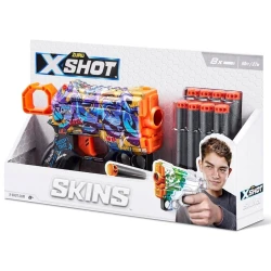 Blaster Zuru X-Shot Skins Menace Spray Tag, 8 darts, 8+, rəngbərəng