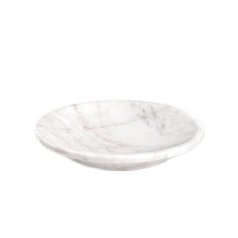 Dekorativ qab Hom-me Marbrière 105377, 29x5 sm, mərmər, boz