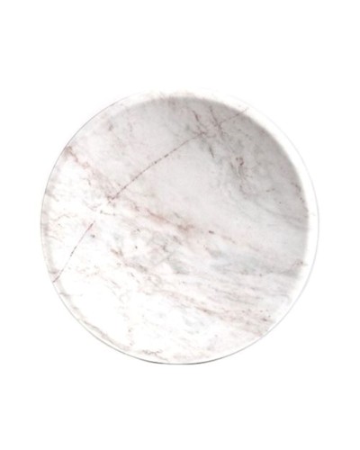 Dekorativ qab Hom-me Marbrière 105377, 29x5 sm, mərmər, boz