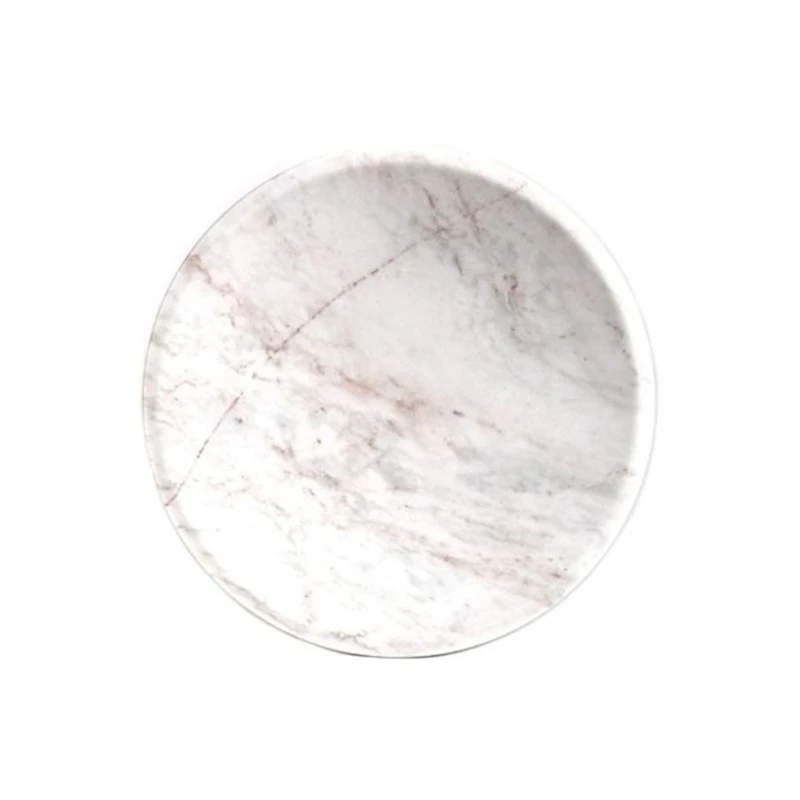 Декоративная чаша Hom-me Marbrière 105377, 29х5 см, мрамор, серый