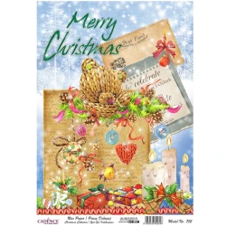 Рисовая бумага для декупажа Cadence A3,752 30x42 см