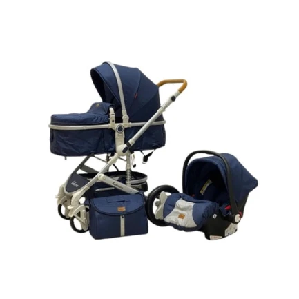 Детская коляска Belecoo 2в1 и автокресло, синий