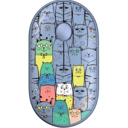 Мышь 2E MF300 Pets Cats Silent WL BT Blue (2E-MF300WPETSBL)