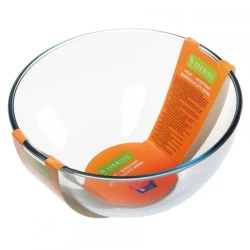 Салатница Termesil, стекло, прозрачный, 3800 мл, 26x26x12.5 см