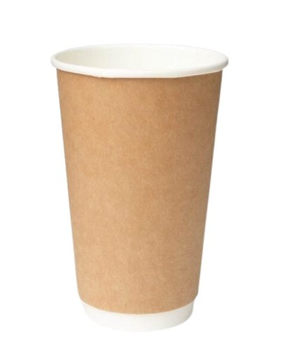 Birdəfəlik stəkan dəsti Loyal_9314769076, karton, qəhvəyi, 400 ml, 1000 əd