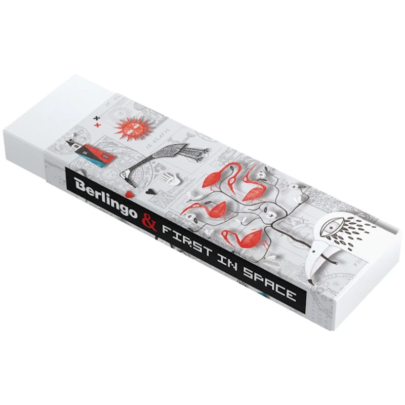 Ластик Berlingo Alchemy 70x20x8 мм, белый Ластик Berlingo Alchemy 70x20x8 мм, белый