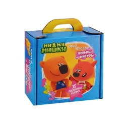 Развивающая игра Проф-Пресс Умный чемоданчик Ми-ми-мишки. Цифры и фигуры, картон, разноцветный Развивающая игра Проф-Пресс Умный чемоданчик Ми-ми-мишки. Цифры и фигуры, картон, разноцветный