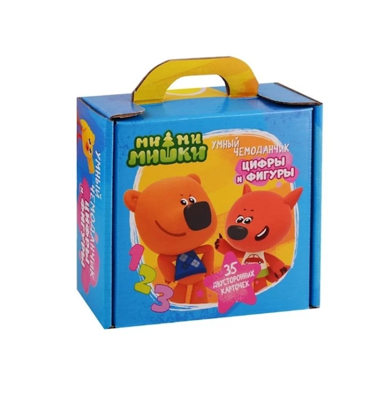 Развивающая игра Проф-Пресс Умный чемоданчик Ми-ми-мишки. Цифры и фигуры, картон, разноцветный Развивающая игра Проф-Пресс Умный чемоданчик Ми-ми-мишки. Цифры и фигуры, картон, разноцветный